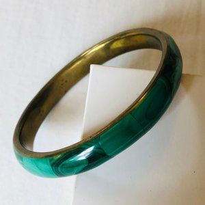 Malachite Bangle Bracelet
